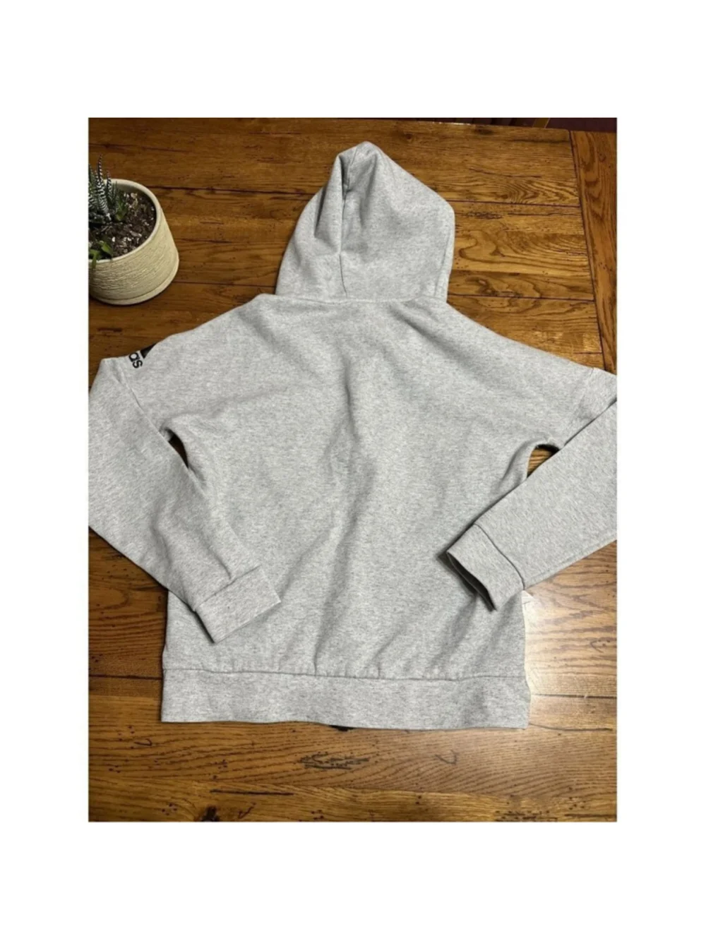 Mens Adidas ID Stadium N3 Full Zip Hoodie Jacket - Heather Grey. SMALL